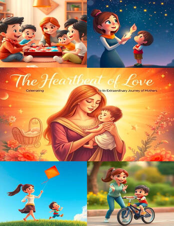 "The Heartbeat of Love: Celebrating the Extraordinary Journey of Mothers, "Celebrate the Heart of Every Family: A Journey Through the Beauty of Motherhood" is a touching tribute to the love, strength, and sacrifices of mothers everywhere. this book is perf
